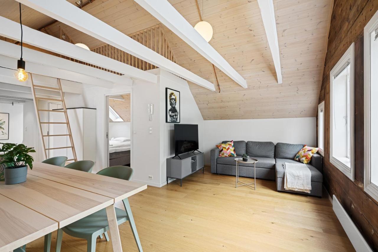 Charming Rooftop Apartment In Heart Of Stavanger Exterior foto